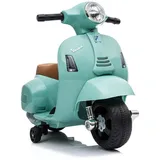 Lemodo Vespa Kinder Elektrofahrzeug, Elektro Motorrad grün