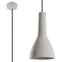 Sollux Lighting Empoli 1-flg. 15 W 17 cm rund grau Beton