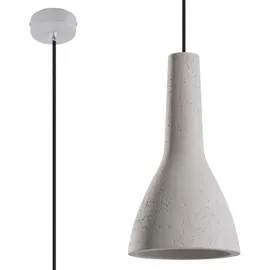 Sollux Lighting Empoli 1-flg. 15 W 17 cm rund grau Beton