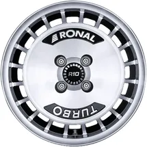 Ronal R10 TURBO 7,0 x 15 4 x 100 ET37 MB68 Schwarz