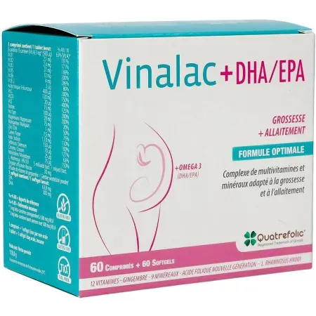 Vinalac + DHA/EPA Schwangerschaft & Stillzeit 60 Kapseln + 60 Tabletten