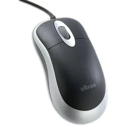 Ultron Raton Um-100 Basic Optisch Usb Schwarz/Silber Einzelhandel