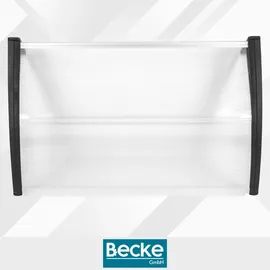 OEM Vordach 150 x 100 cm transparent