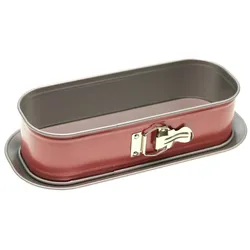 Tefal J1640314 Delibake Kasten-/Kuchen-Backform 30x11cm. Rot/Grau