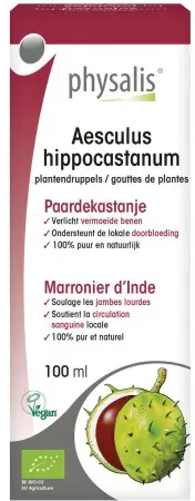 Physalis Aesculus Hippocastanum Rosskastanie Pflanzentropfen Bio 100ml