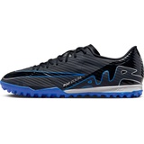 Nike Herren Zoom Vapor 15 Academy Tf Fußballschuh, Schwarz Blau Black Chrome Hyper Royal, 36.5