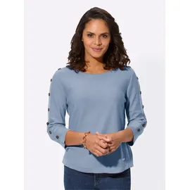 Casual Looks 3/4-Arm-Pullover Blau 40