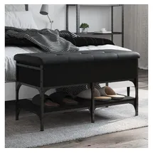 vidaXL Schuhbank 82 x 45 x 42 cm schwarz / schwarz