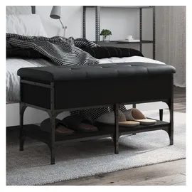vidaXL Schuhbank 82 x 45 x 42 cm schwarz / schwarz