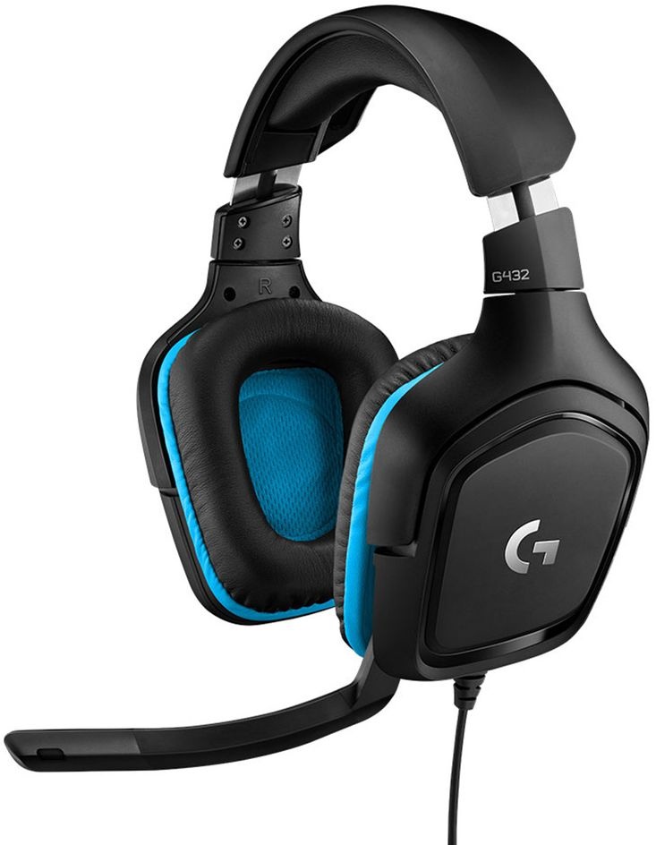 Logitech G G432 - Kabelgebunden - Gaming - 20 - 20000 Hz - 280 g - Kopfhörer - Schwarz - Blau