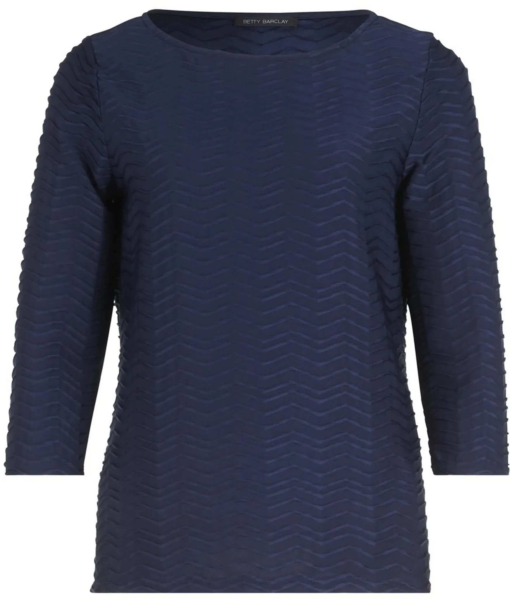 Rundhals-Shirt 3/4-Arm Betty Barclay blau