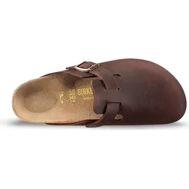 Birkenstock Boston Nubukleder geölt habana 41