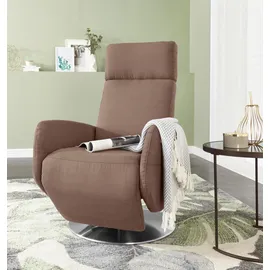sit&more TV-Sessel Kobra Mikrofaser 71 x 110 x 82 cm Braun