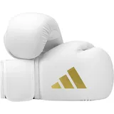 Adidas Boxhandschuhe Speed 50, Erwachsene, Boxing Gloves 16 oz, Punchinghandschuhe komfortabel und langlebig, weiß