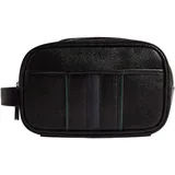 Ted Baker Keilab Stripe Washbag, Necessaire, Schwarz