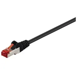 Goobay Netzwerkkabel schwarz RJ-45 Stecker 1,5m Cat 6 150 Zentimeter