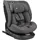 KIKKABOO i-Size Kindersitz i-Hike (40-150 cm) Isofix, 360° drehbar, verstellbar grau - Grau/Schwarz