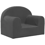 vidaXL Kindersofa Anthrazit Weich Plüsch