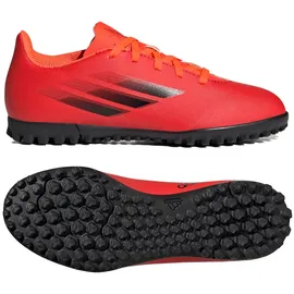 adidas X Speedflow.4 TF Multinocken-Fußballschuhe Kinder Multinockenschuhe, rot, Größe 38