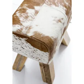 Wohnling Fußhocker WL5.109 braun Leder, 1 St.