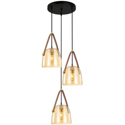 Italux PND-24342-3A-BK-AMB LED Pendelleuchte Solta | 3x40W E27