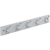 Hettich Garderobenleiste 5 Haken 50,0 x 8,0 x 7,5 cm weiß