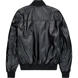 Alpha Industries MA-1 Lederjacke schwarz 3XL