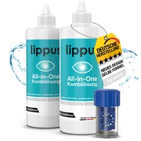 lippus Premium All-In-One Kontaktlinsen Flüssigkeit 2 x 300 ml
