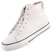 Mustang Damen High-Top Sneaker Weiß EU 40