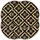 vidaXL Tischsets 4 Stk. Schwarz 38 cm Rund Jute