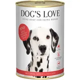 Dog's Love Classic Rind mit Apfel, Spinat & Zucchini 6 x 400 g