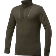 Woolpower Zip Turtleneck 400 pine green,