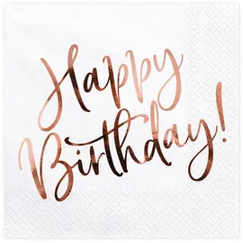 Partydeco Servietten Happy Birthday