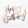 Partydeco Servietten Happy Birthday