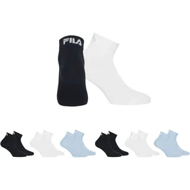 Fila UNISEX INVISIBLE PLAIN SOCKS 6-Paar Blau 43-46