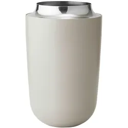 Stelton Concave Vase Groß, Blumenvase, Blumen Krug, Sand Matt, 22.5 cm, X-141