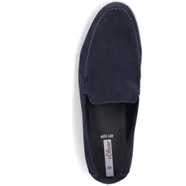 s.Oliver Flacher Slipper blau Red Label