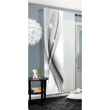 HOME WOHNIDEEN GLIWE Schiebegardine Paneelwagen 60 x 245 cm Grau 1 St