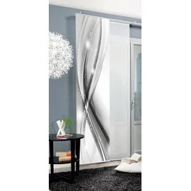 HOME WOHNIDEEN GLIWE Schiebegardine Paneelwagen 60 x 245 cm Grau 1 St
