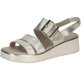 CAPRICE Keilsandaletten Damen Silber 40