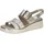 CAPRICE Keilsandaletten Damen Silber 40