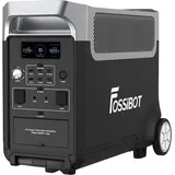 FOSSiBOT F3600 Pro Solargenerator, 3840Wh LiFePO4 Tragbare Powerstation, 3x230V AC Ausgang 3600W (7200W Peak), Stormerzeuger Schnelles Stromspeicher