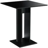 [en.casa] Küchentisch Lindesnes 65x65x78 cm Schwarz hochglanz