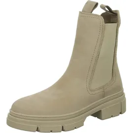 TAMARIS Damen Chelsea Boots, Frauen Stiefeletten,TOUCHit-Fußbett,Bootee,Booties,halbstiefel,Kurzstiefel,uebergangsschuhe,Taupe NUBUC,40 EU