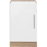 wiho Küchen Spülenschrank »Cali«, 50 cm breit, ohne Arbeitsplatte, weiß