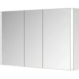 Keuco Spiegelschrank 3-türig Somaris 120x71x12,7cm, WV, Spiegel-Hz., versp