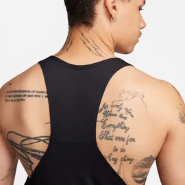 Nike Fast Dri-FIT Singlet Lauf-Tanktop Herren 010 black/reflective silv L