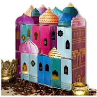 PAPIERDRACHEN Countdown Kalender Kreativer Ramadan-Steck-Kalender zum Selbstbefüllen, Steck-Kalender bunt