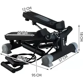 TRIZAND Mini-Stepper Schwarz