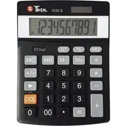 Taschenrechner, 10-stellig, Speicher, Prozentrechnung, Korrekturtaste, Mark